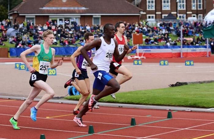 Tom Gostelow running at Loughborough
