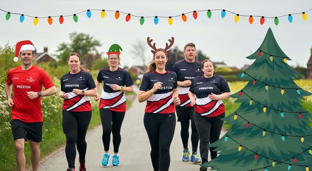 Festive Running Graphic 2000X1100