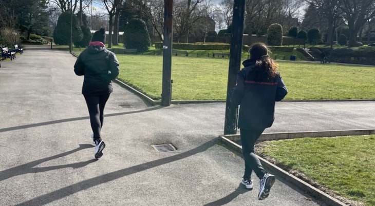 Sahar Ijaz RunTogether group on run