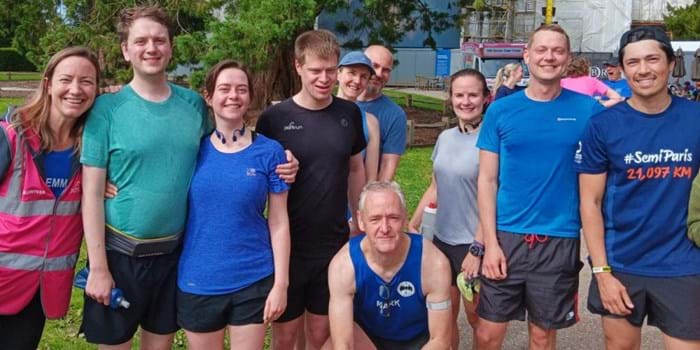 J and M Running at parkrun