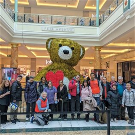 WALK TRAFFORD CENTRE : By the stage in The Orient Food Hall of The Trafford Centre, M17 8ED. - MileShyClub WALK TRAFFORD CENTRE