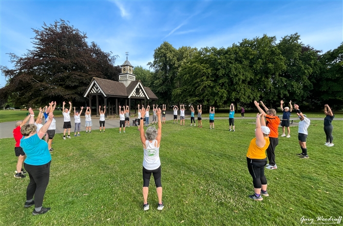Page Park main entrance in Staple Hill - Staple Hill Runners
