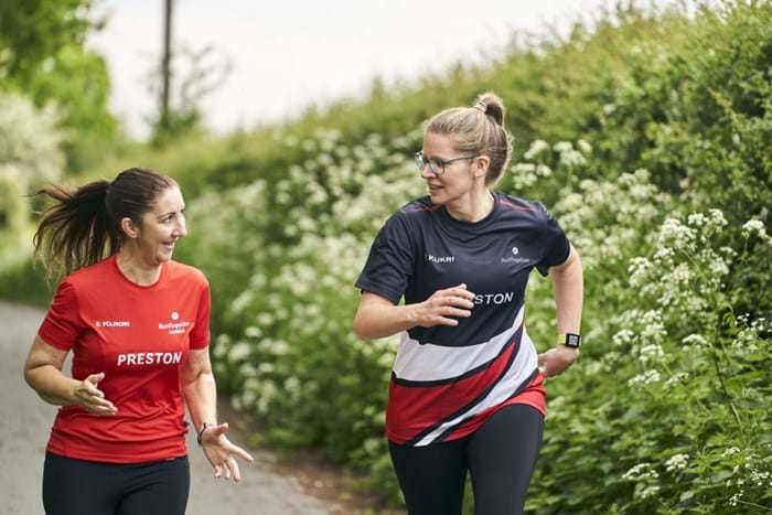 RunTogether runners running at the speed of chat