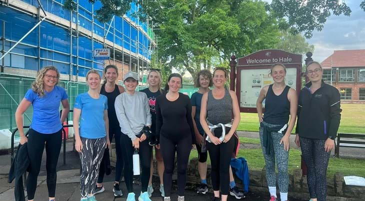 Hannah Bull and running group