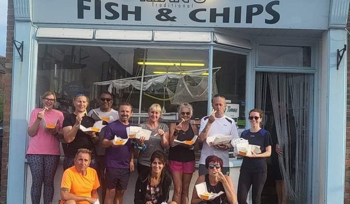 David and running friends