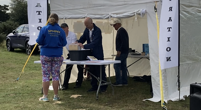 Road Relay information tent